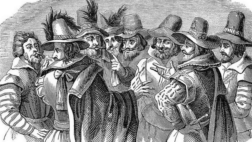 Figure de trahison de la Conspiration des poudres de 1605, Guy Fawkes est devenu le symbole de la protestation contemporaine