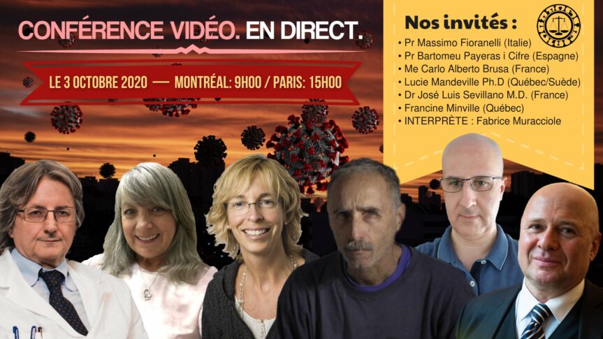 Le 3 octobre 2020 eut lieu une importante conférence internationale dans le cadre de la crise de coronavirus — Covid-19