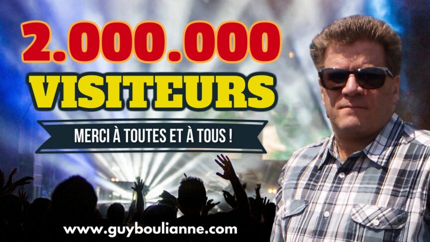 Célébration : Le site internet de Guy Boulianne a maintenant dépassé le cap de 2 000 000 visiteurs depuis sa création. Merci à toutes et à tous !