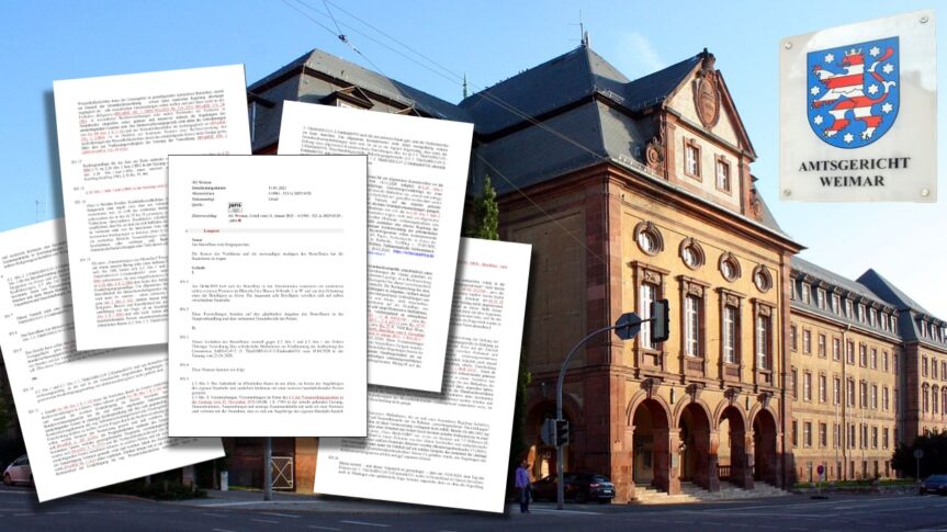 Le tribunal de Weimar, en Allemagne, juge que les restrictions de contact imposées dans le cadre de la Covid-19 sont inconstitutionnelles