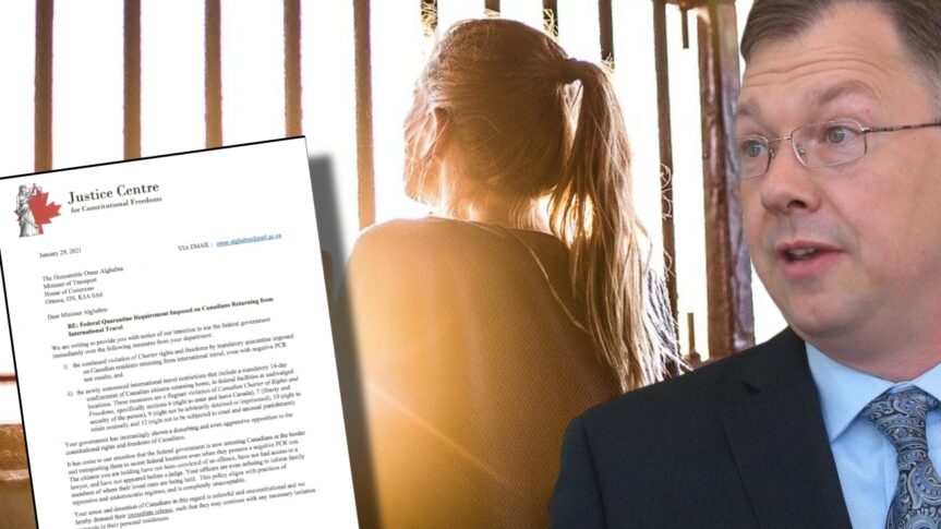 Le Centre de justice intentera une action en justice contre le gouvernement fédéral pour séquestration de Canadiens de retour de voyage