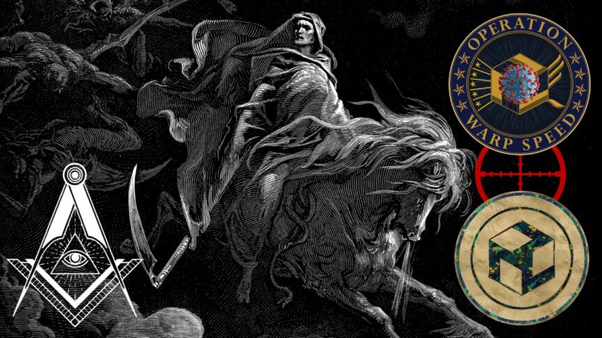 Le logo occulte de l&rsquo;Opération Warp Speed et la bataille pour l&rsquo;esprit dans le sortilège sur les injections de « vaccins » Covid à ARNm