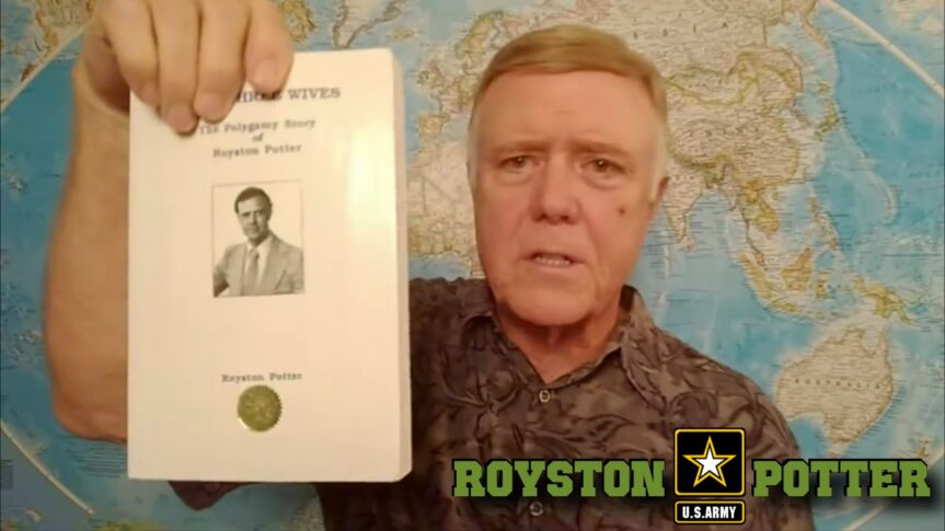 J&rsquo;ai reçu le livre du lieutenant-colonel, Royston Potter, intitulé “I Wed Three Wives”. — Le livre dédicacé est aujourd&rsquo;hui très rare à trouver