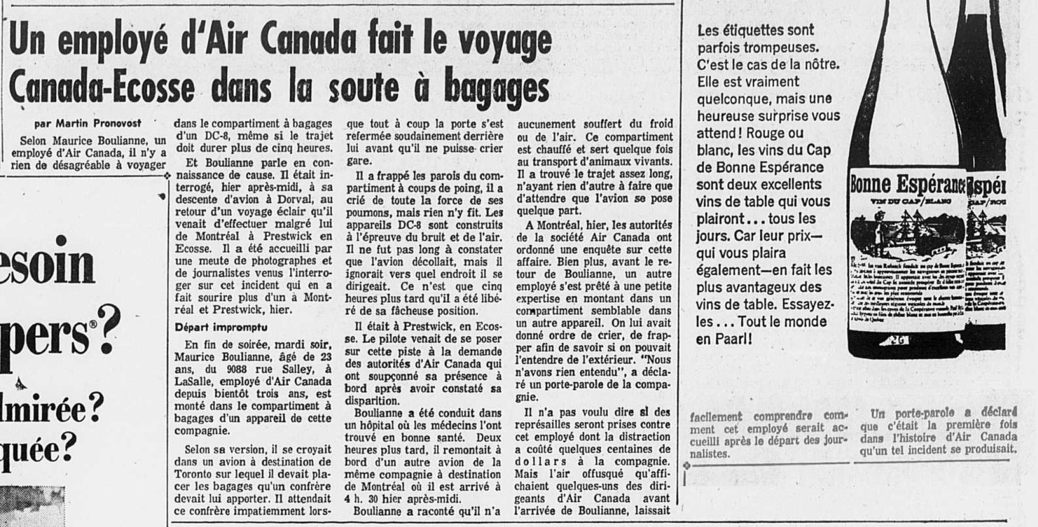 La presse, 3 novembre 1966, 82e année, No 255, p. 8