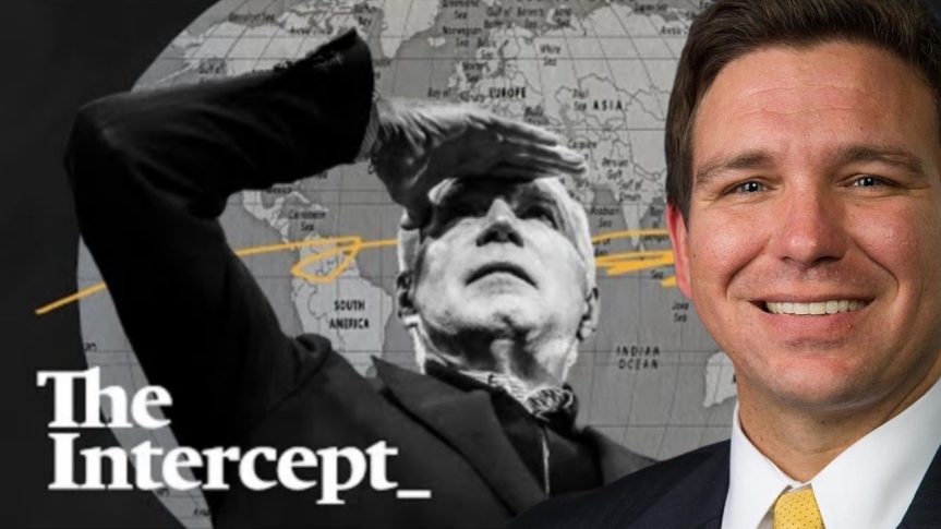 The Intercept enquête sur Ron DeSantis. « Soit les électeurs américains voteront Bleu, soit ils plongeront directement dans le fascisme »
