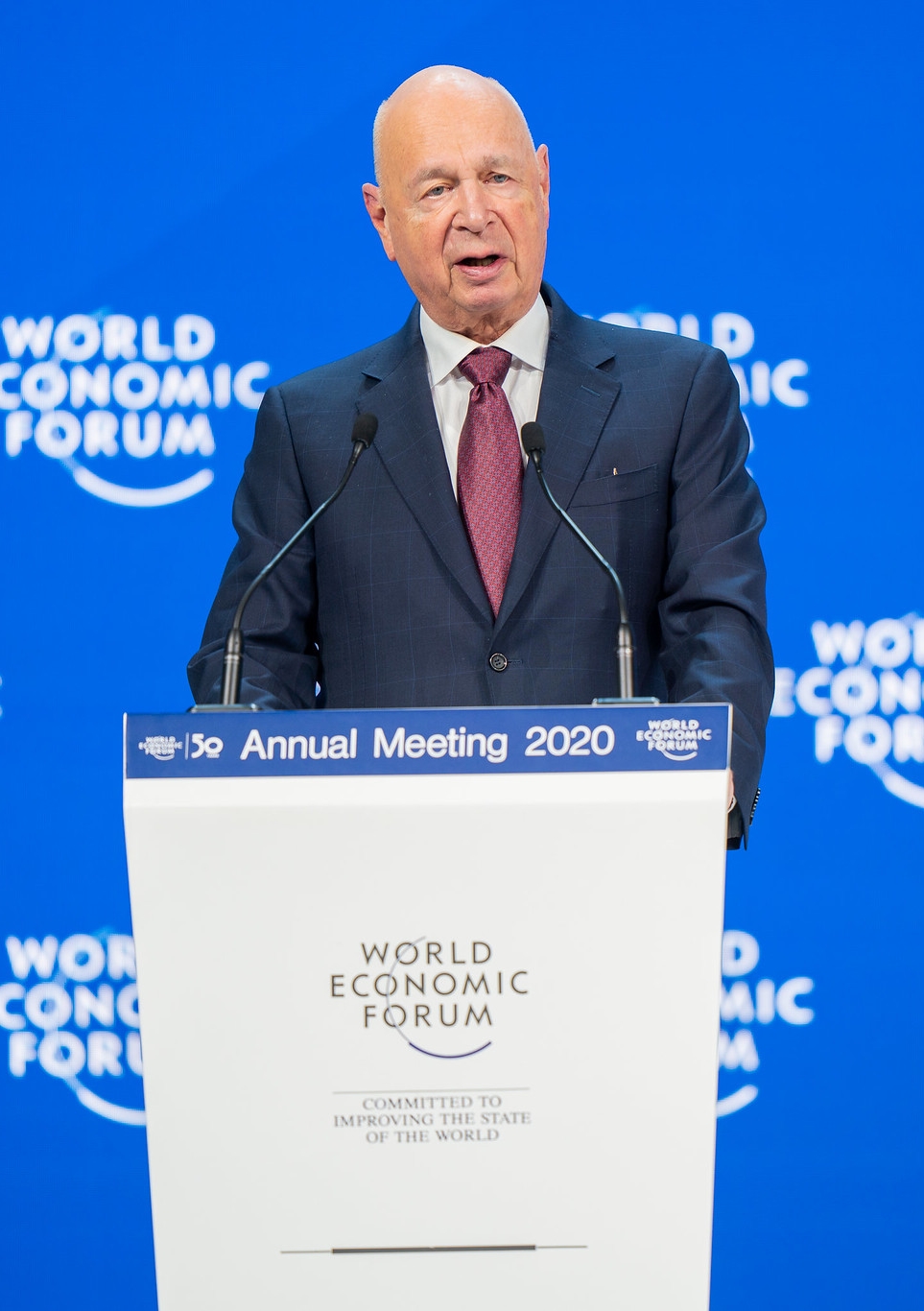 Klaus Schwab, fondateur et président du FEM