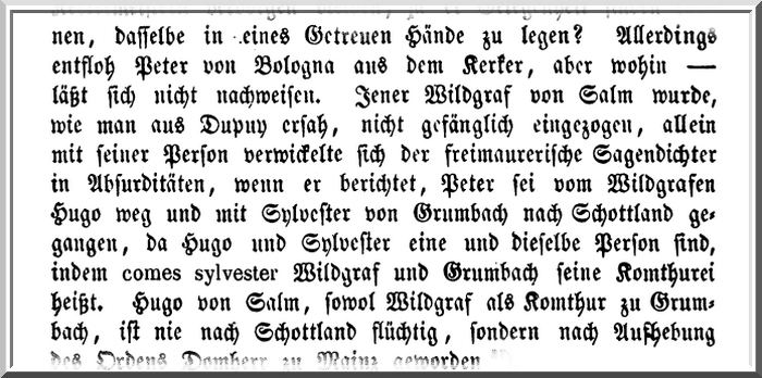 Wilhelm Ferdinand Wilcke, Histoire de l’Ordre des Templiers
